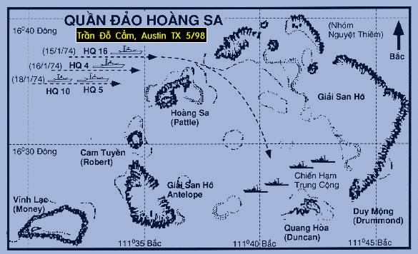 Phng đồ trận hải chiến Hong Sa
